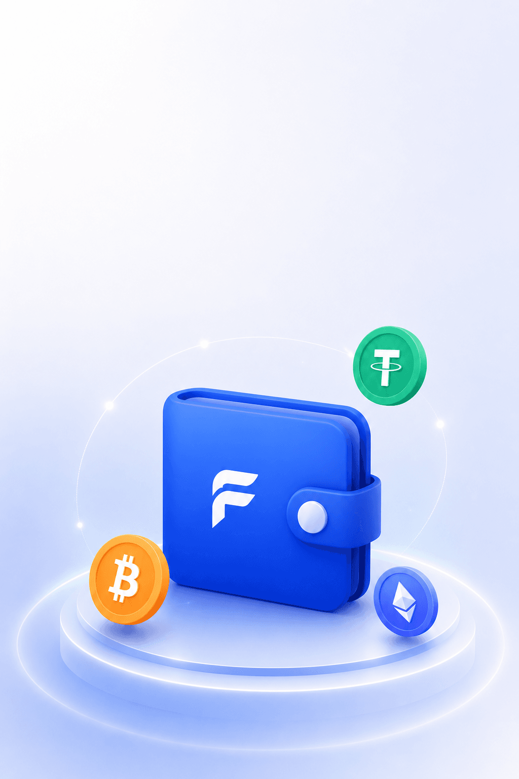 FastXP2P wallet with crypto assets