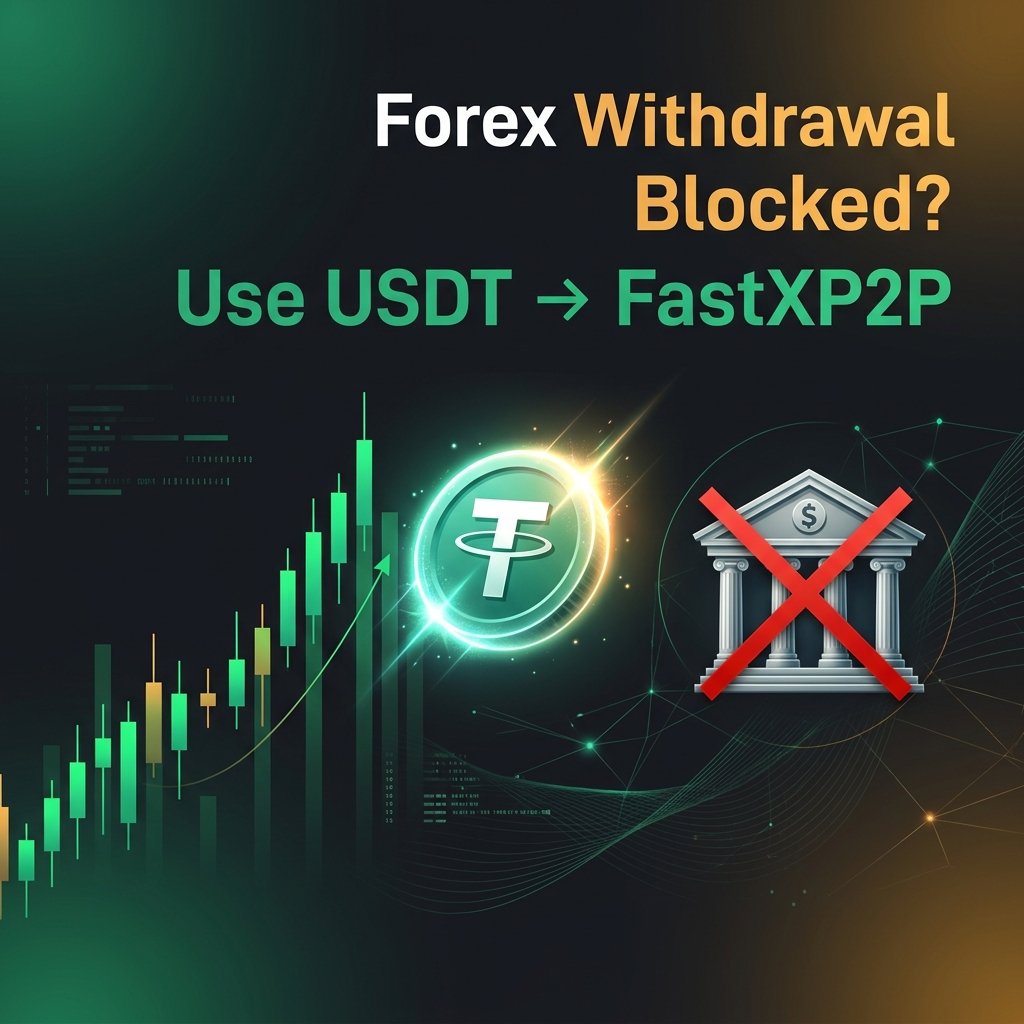 Fix Forex withdrawal problems in India using USDT and FastXP2P